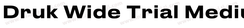 Druk Wide Trial Medium字体转换
